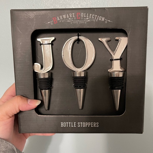 Barwear Collection JOY lettering Bottle Stoppers - Picture 1 of 4